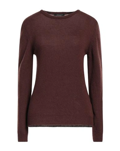 Shop Aragona Woman Sweater Cocoa Size 8 Cashmere In Brown