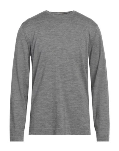 S. Moritz Man Sweater Grey Size 46 Merino Wool In Grey