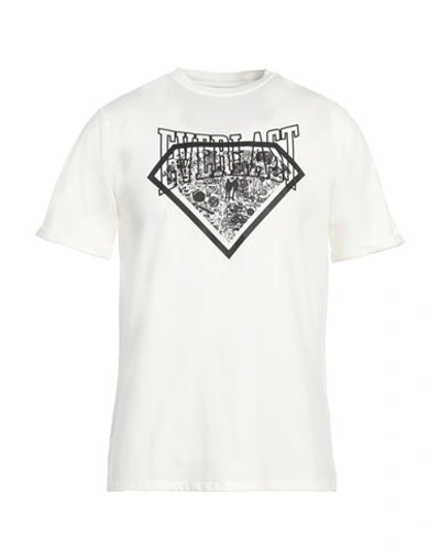 Shop Everlast Man T-shirt Ivory Size M Cotton, Elastane In White