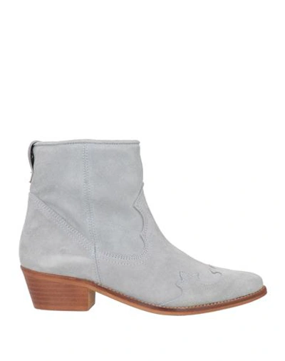 Shop Cuplé Woman Ankle Boots Sky Blue Size 11 Soft Leather