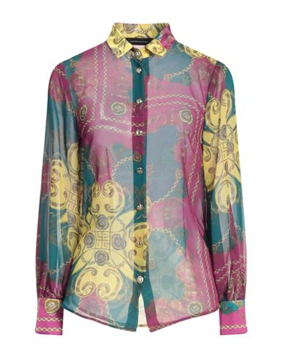Shop Les Bourdelles Des Garçons Woman Shirt Mauve Size 4 Polyester In Purple