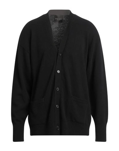 Shop Roberto Collina Man Cardigan Black Size 42 Wool, Cashmere