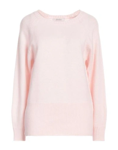 Shop Max Mara Woman Sweater Light Pink Size M Virgin Wool