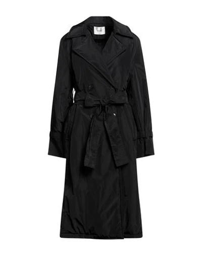 Suoli Woman Coat Black Size 10 Polyester In Black