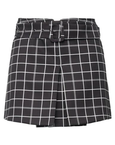 Olla Parèg Olla Parég Woman Mini Skirt Black Size 6 Polyester, Elastane In Black