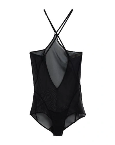 Knwls Woman Bodysuit Black Size M Polyamide, Elastane In Black