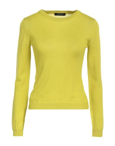 Shop Aragona Woman Sweater Acid Green Size 8 Merino Wool