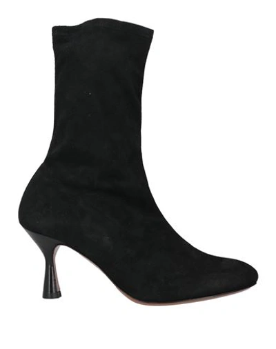 Shop Atp Atelier Woman Ankle Boots Black Size 8 Soft Leather