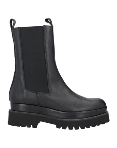 Shop Paloma Barceló Woman Ankle Boots Black Size 10 Soft Leather