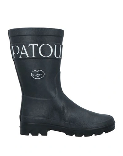 Shop Patou Woman Ankle Boots Black Size 10 Rubber
