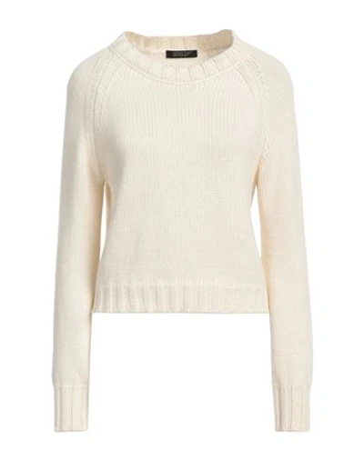 Shop Aragona Woman Sweater Cream Size 2 Cashmere In White