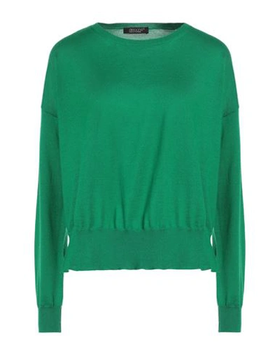 Shop Aragona Woman Sweater Green Size 6 Wool