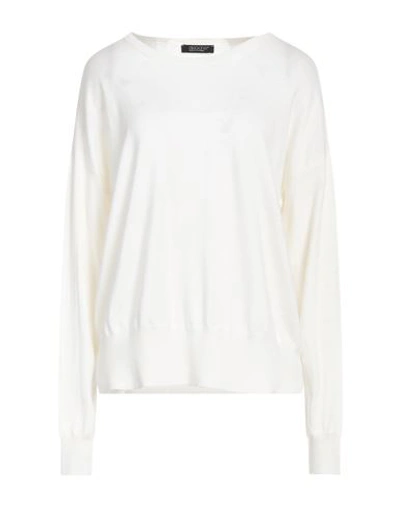 Shop Aragona Woman Sweater Ivory Size 6 Wool In White
