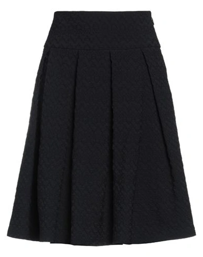 Rrd Woman Mini Skirt Black Size 6 Polyamide, Elastane In Black