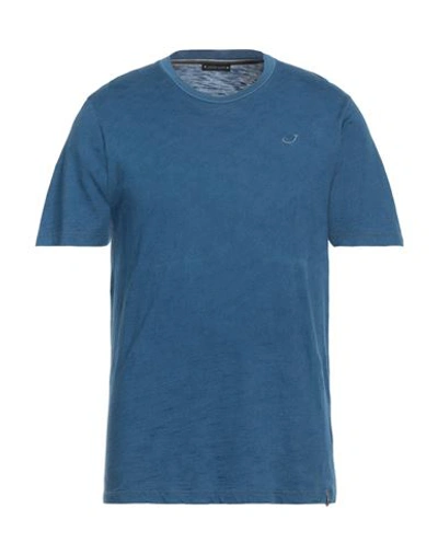 Shop Jacob Cohёn Man T-shirt Blue Size M Cotton