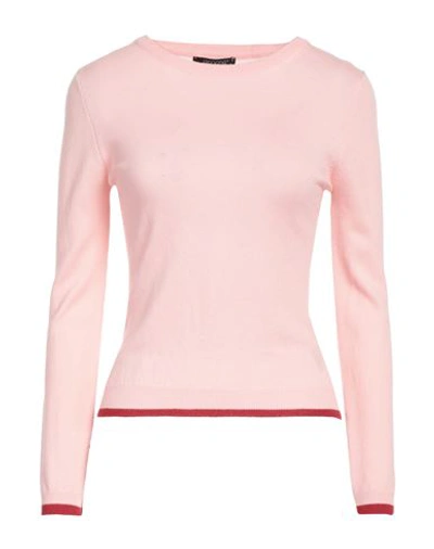 Shop Aragona Woman Sweater Pink Size 10 Merino Wool