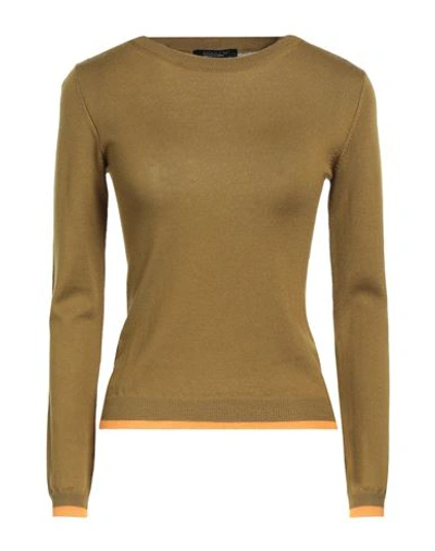 Shop Aragona Woman Sweater Mustard Size 8 Merino Wool In Yellow