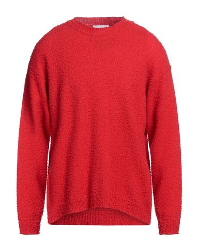 Atomofactory Man Sweater Red Size M Wool, Recycled Polyamide In Red