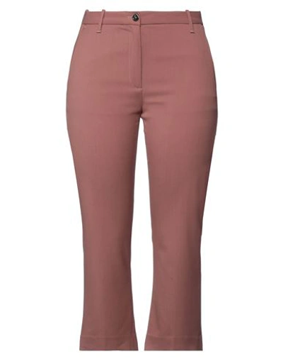 Shop Nine:inthe:morning Nine In The Morning Woman Pants Pastel Pink Size 30 Polyester, Wool, Elastane