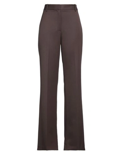 Nili Lotan Arielle Virgin Wool Pants In Brown