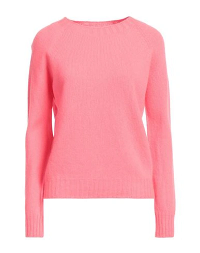 Shop Aragona Woman Sweater Salmon Pink Size 8 Wool, Cashmere