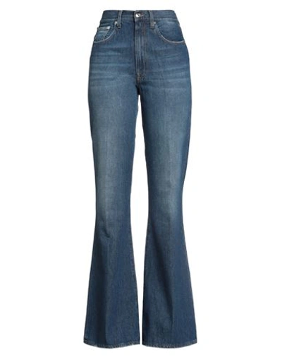 Shop People (+)  Woman Jeans Blue Size 28 Cotton