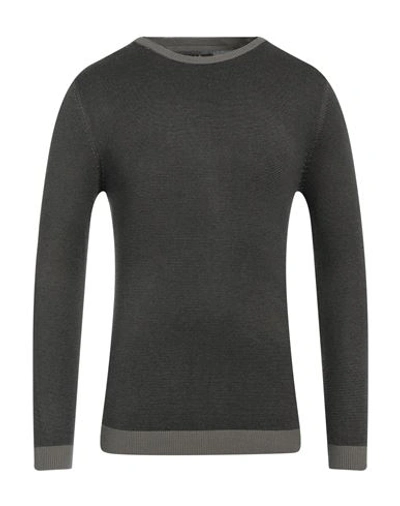 North Pole Man Sweater Military Green Size M Viscose, Nylon In Green