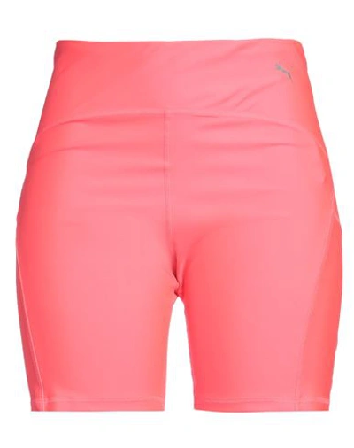 Shop Puma Woman Leggings Fuchsia Size M Polyester, Elastane In Pink