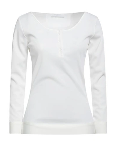 Shop Chiara Boni La Petite Robe Woman T-shirt Ivory Size 6 Polyamide, Elastane In White