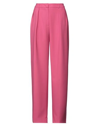 Shop Silvian Heach Woman Pants Fuchsia Size 4 Polyester, Elastane In Pink