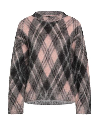 Tessa . Woman Sweater Pink Size S Mohair Wool, Polyamide, Wool In Pink