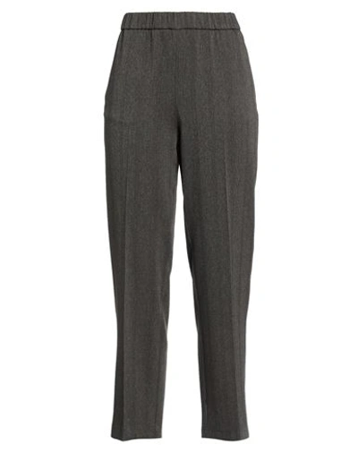 Shop Beatrice B Beatrice .b Woman Pants Lead Size 12 Polyester, Viscose, Elastane In Grey