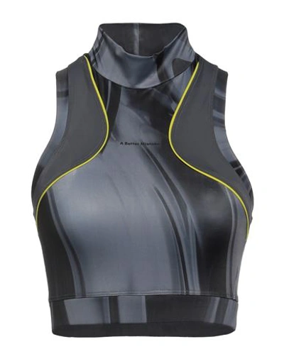 A Better Mistake Woman Top Charcoal Size 4 Polyester, Elastane In Grey