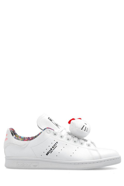 Shop Adidas Originals X Hello Kitty Perforated Detailed Sneakers In White