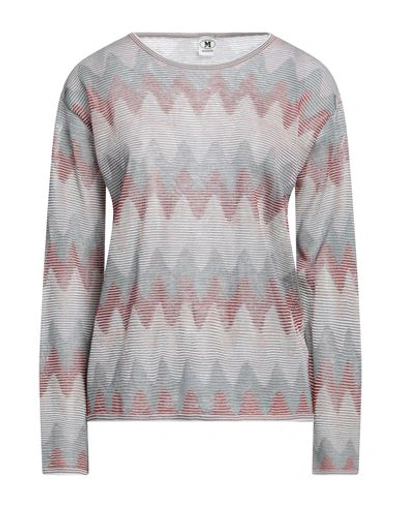 Shop M Missoni Woman Sweater Off White Size Xl Viscose, Cotton, Wool, Polyamide