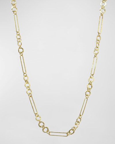 Shop Armenta Sueno Paperclip Necklace In 18k Gold