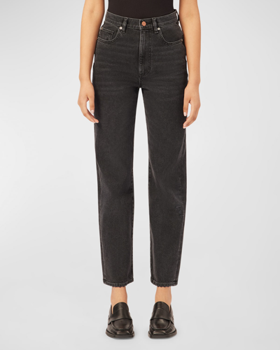 Shop Dl1961 Enora Cigarette High Rise Ankle Jeans In Nightshade