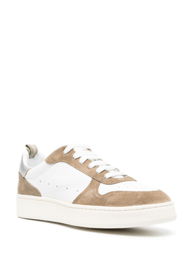 Officine Creative Low-top Panelled Sneakers In Neutrals