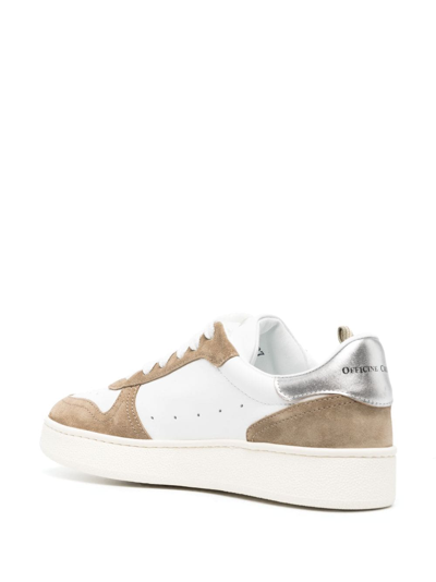 Officine Creative Low-top Panelled Sneakers In Neutrals
