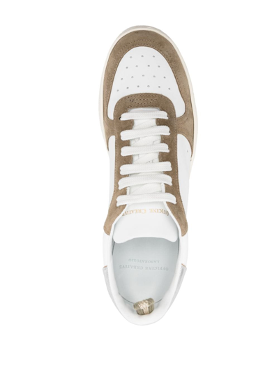 Officine Creative Low-top Panelled Sneakers In Neutrals