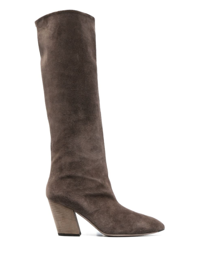 Shop Officine Creative Sevre 006 80mm Knee-high Boots In Brown