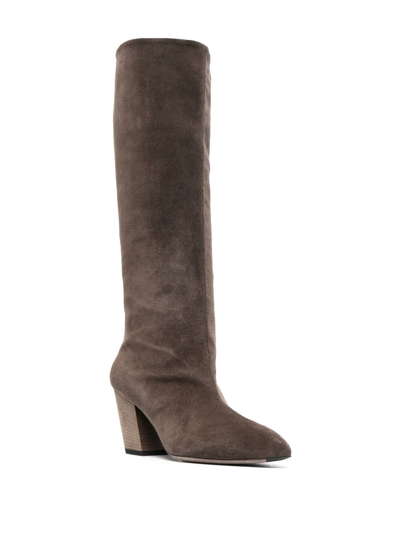 Shop Officine Creative Sevre 006 80mm Knee-high Boots In Brown