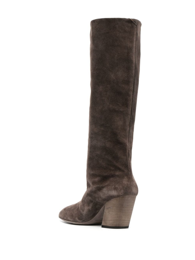 Shop Officine Creative Sevre 006 80mm Knee-high Boots In Brown