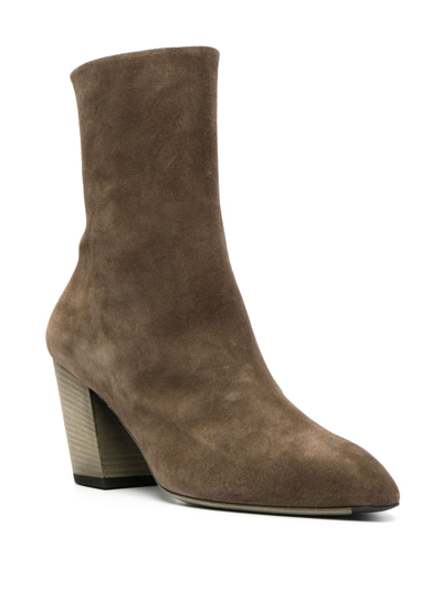 Officine Creative Sevre 001 80mm Ankle Boots In Brown