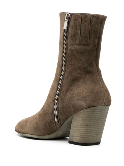 Officine Creative Sevre 001 80mm Ankle Boots In Brown