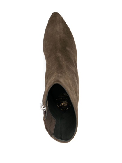 Officine Creative Sevre 001 80mm Ankle Boots In Brown
