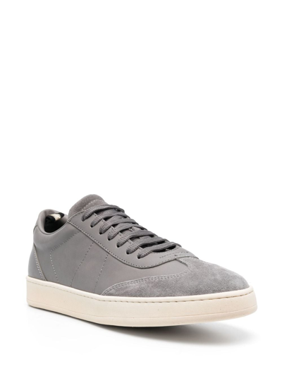 Shop Officine Creative Kombi 001 Lace-up Sneakers In Grey