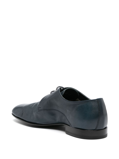 Shop Officine Creative Harvey 002 Leather Derby Shoes In Blue