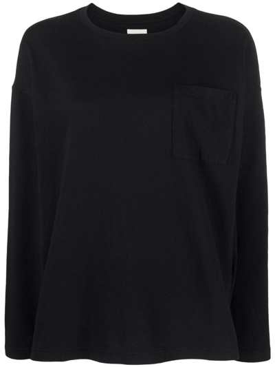 Shop Khaite Imogen Long Sleeve T-shirt Clothing In Black