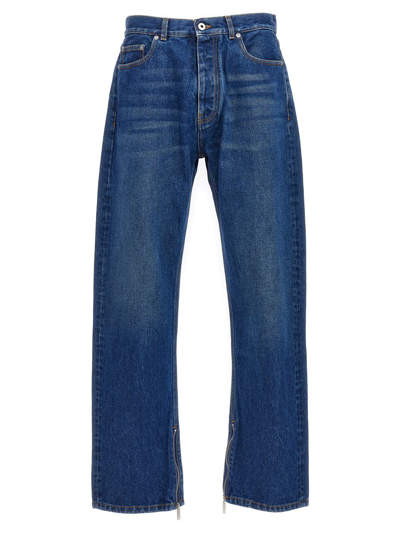 Shop Off-white Jeans 'arrow Tab' In Blue